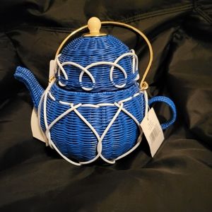 Kate spade wicker teapot Clearance